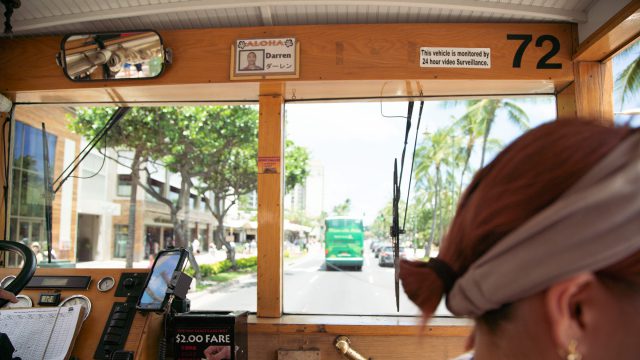 バスの運転手さんもエッセンシャルワーカーの一つ