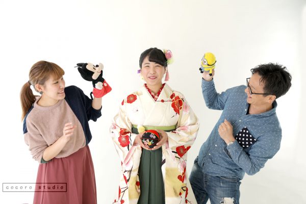 卒業袴の前撮りは三宮のココロスタジオ